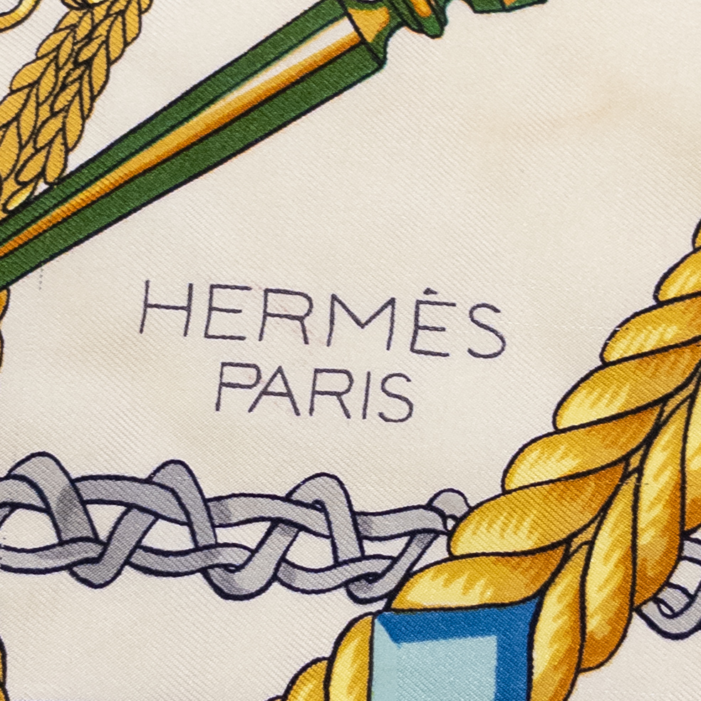 Hermès Le Timbalier Silk Scarf 90