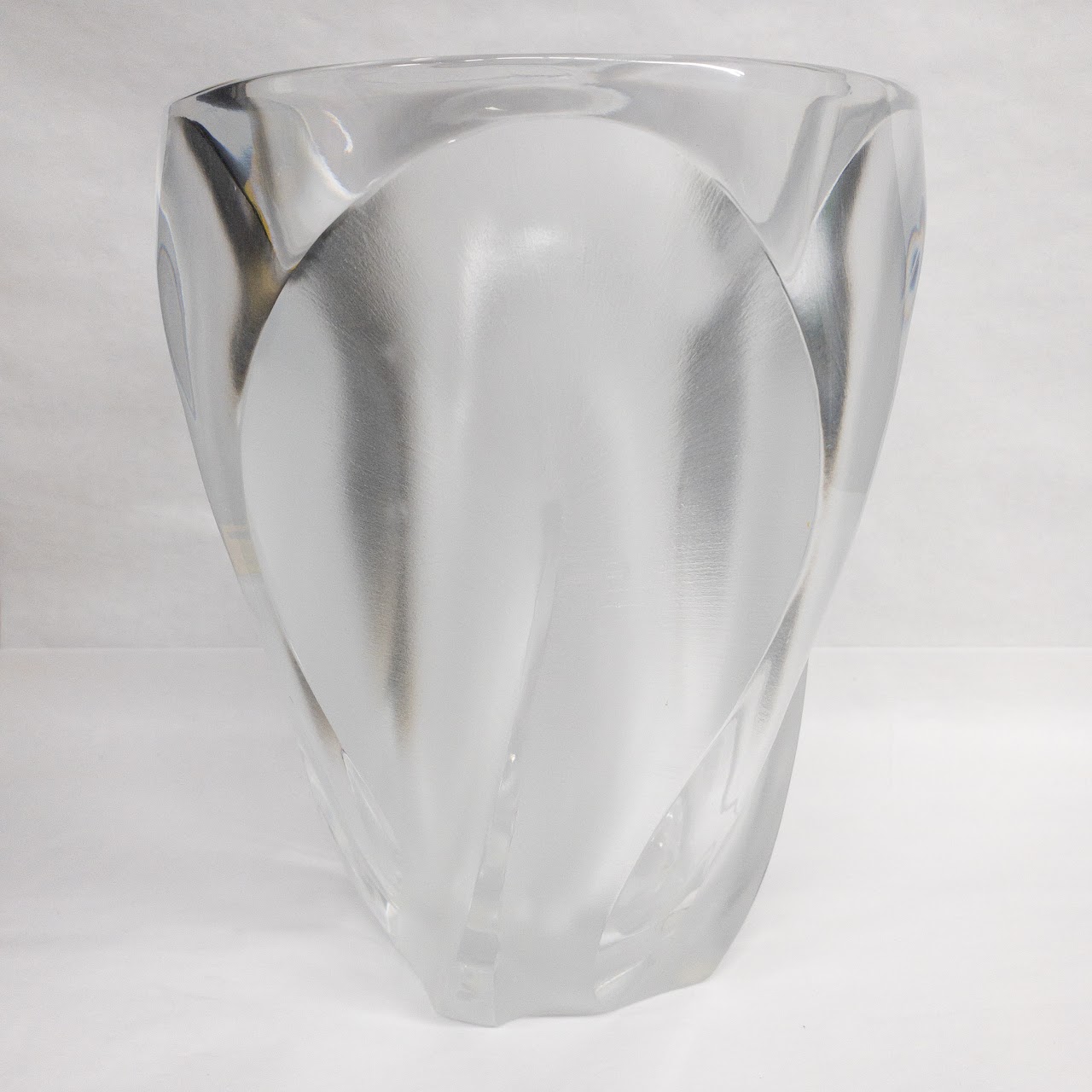 Lalique 'Ingrid' Frosted Crystal Vase