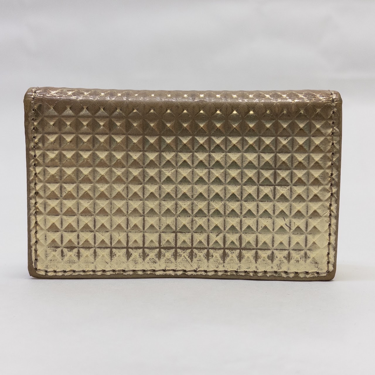 Jimmy Choo Stamped Leather Card Case