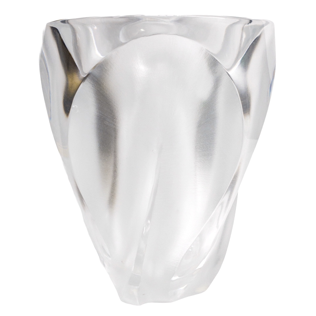 Lalique 'Ingrid' Frosted Crystal Vase