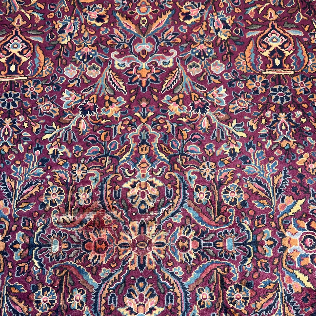 Wool Floral Vintage Area Rug