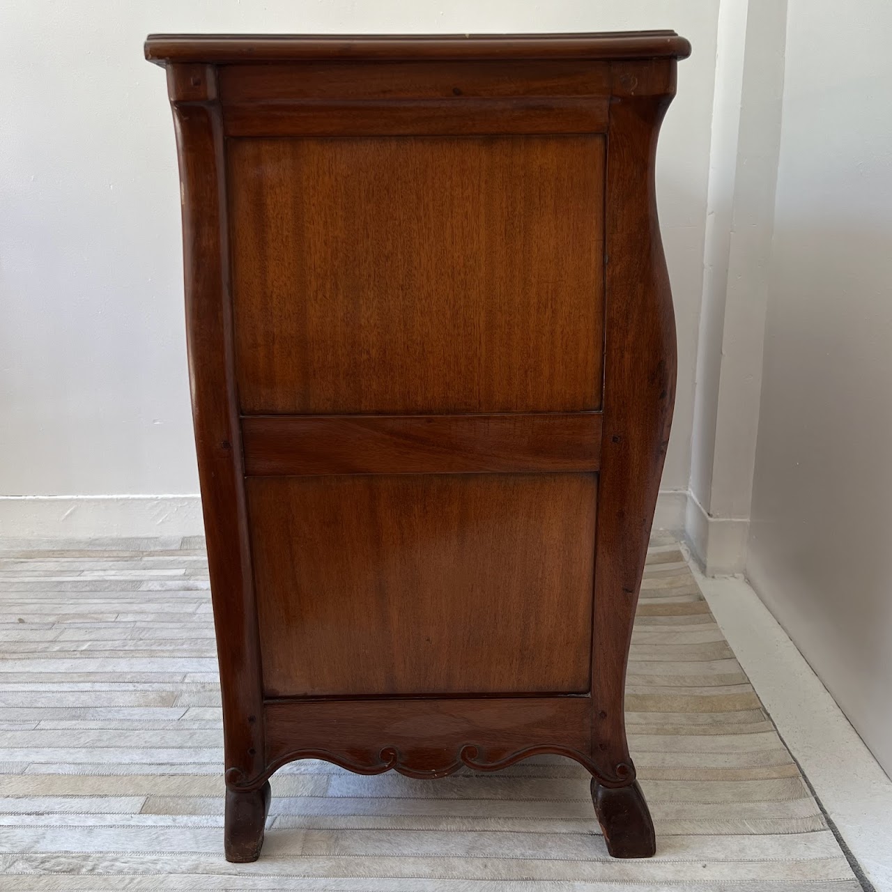 Louis XV Style Mahogany Three Drawer Dresser