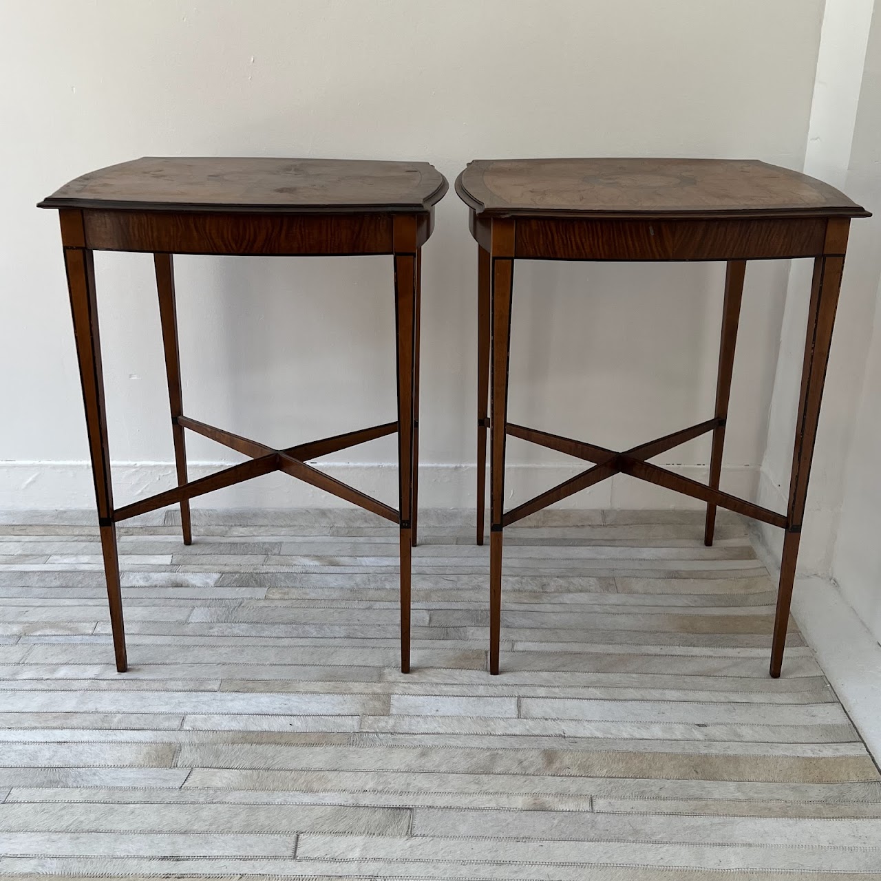 John Wanamaker Early 20th C. End Table Pair