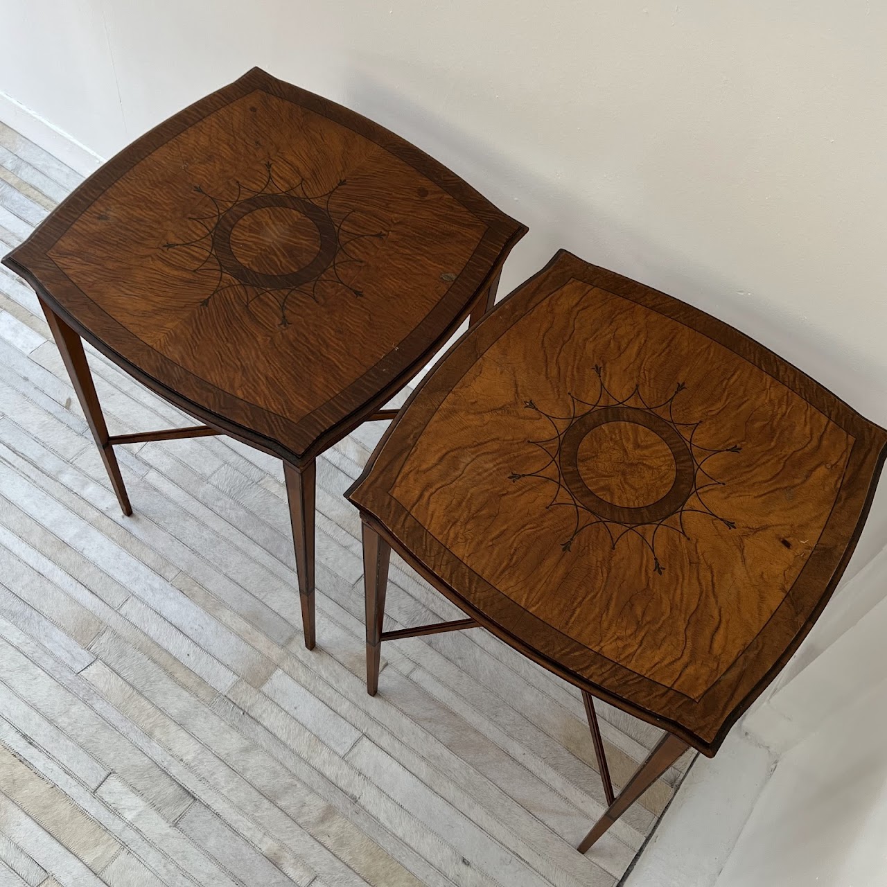 John Wanamaker Early 20th C. End Table Pair