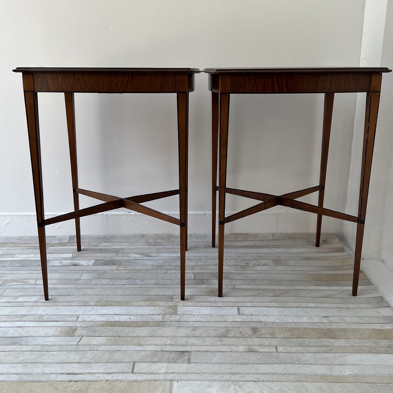 John Wanamaker Early 20th C. End Table Pair