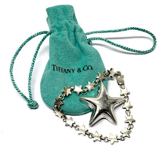 Tiffany & Co. Sterling Silver Starfish and Stars Brooch and Bracelet Lot