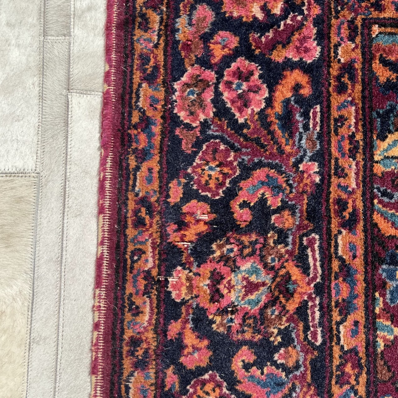 Wool Floral Vintage Area Rug