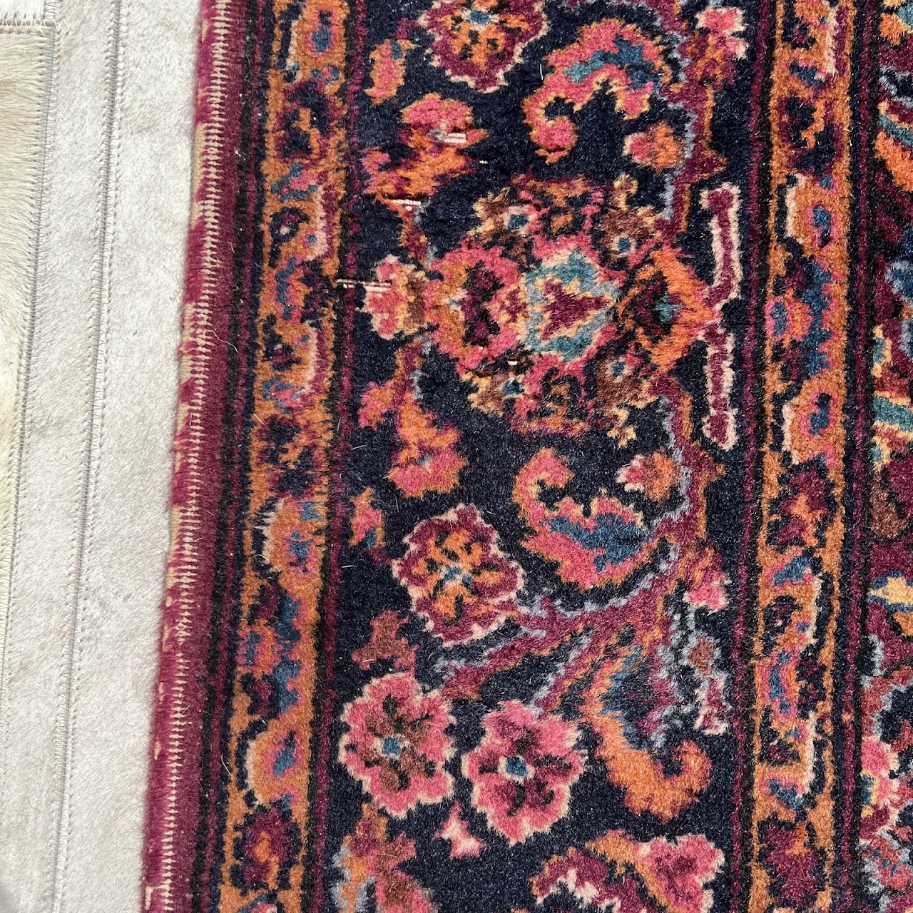 Wool Floral Vintage Area Rug