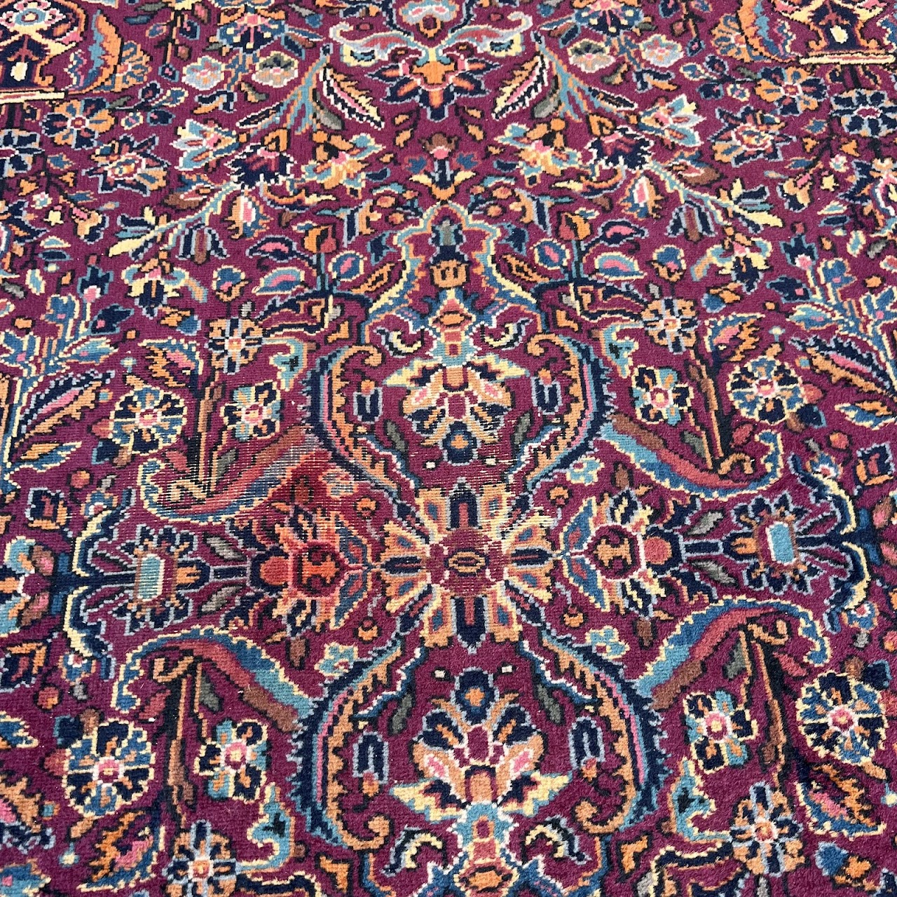 Wool Floral Vintage Area Rug