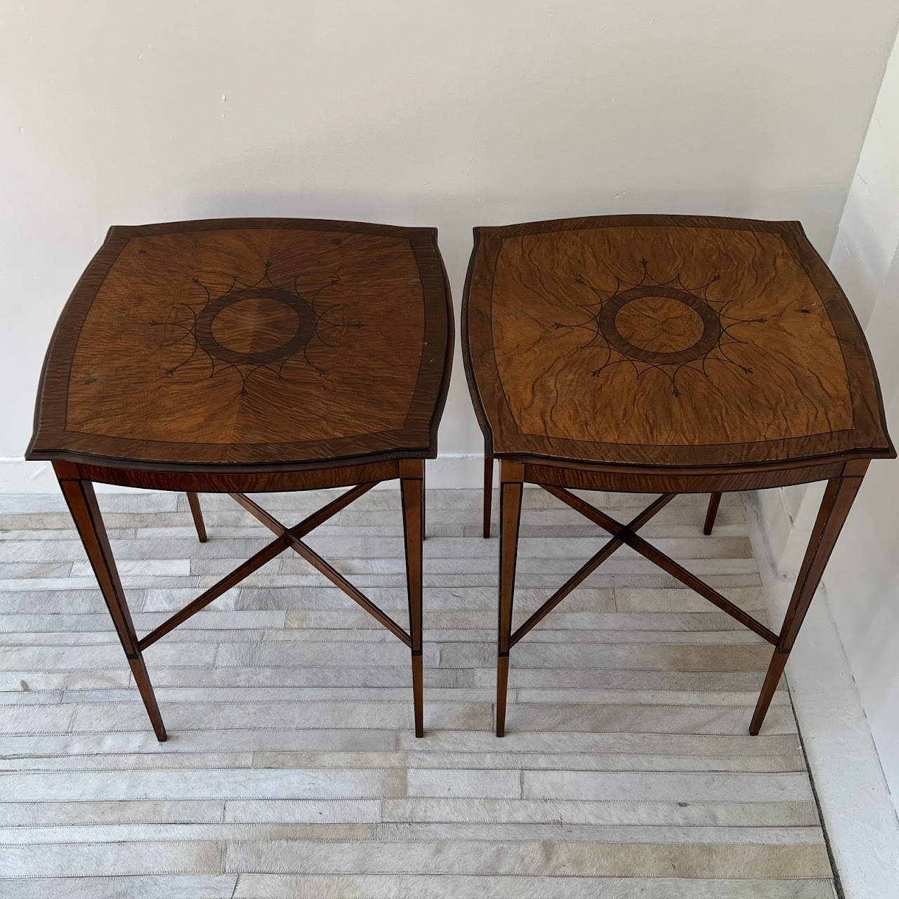 John Wanamaker Early 20th C. End Table Pair