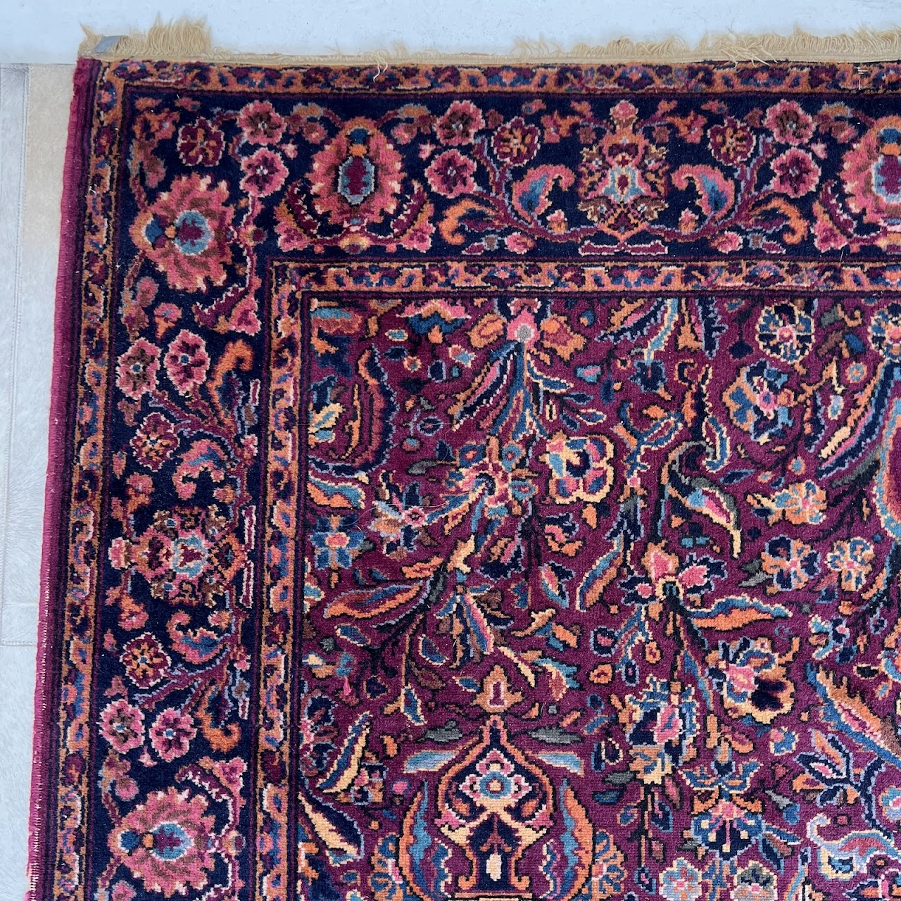 Wool Floral Vintage Area Rug