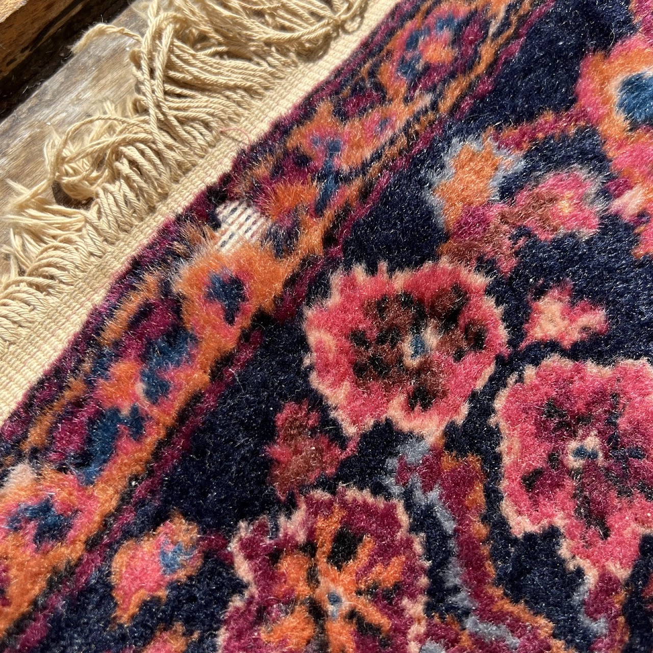 Wool Floral Vintage Area Rug