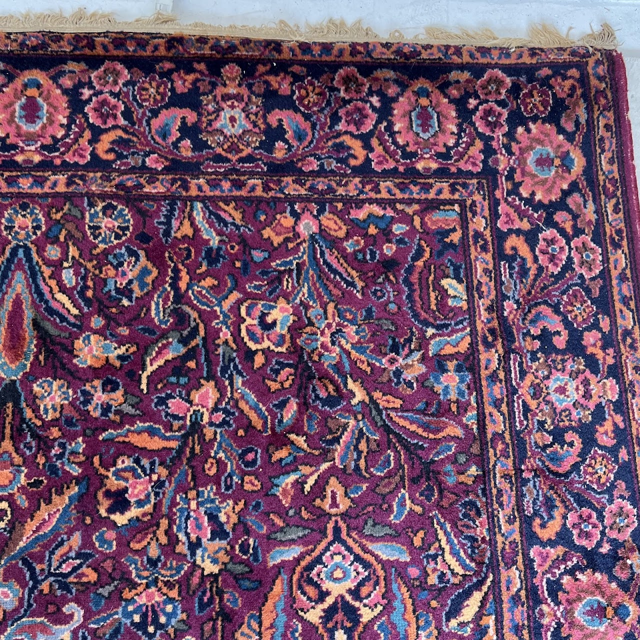 Wool Floral Vintage Area Rug