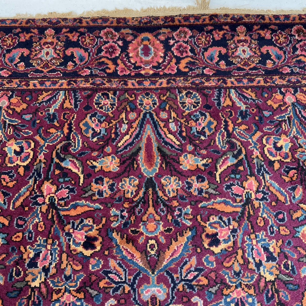 Wool Floral Vintage Area Rug