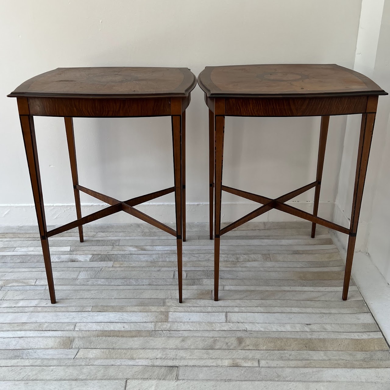 John Wanamaker Early 20th C. End Table Pair