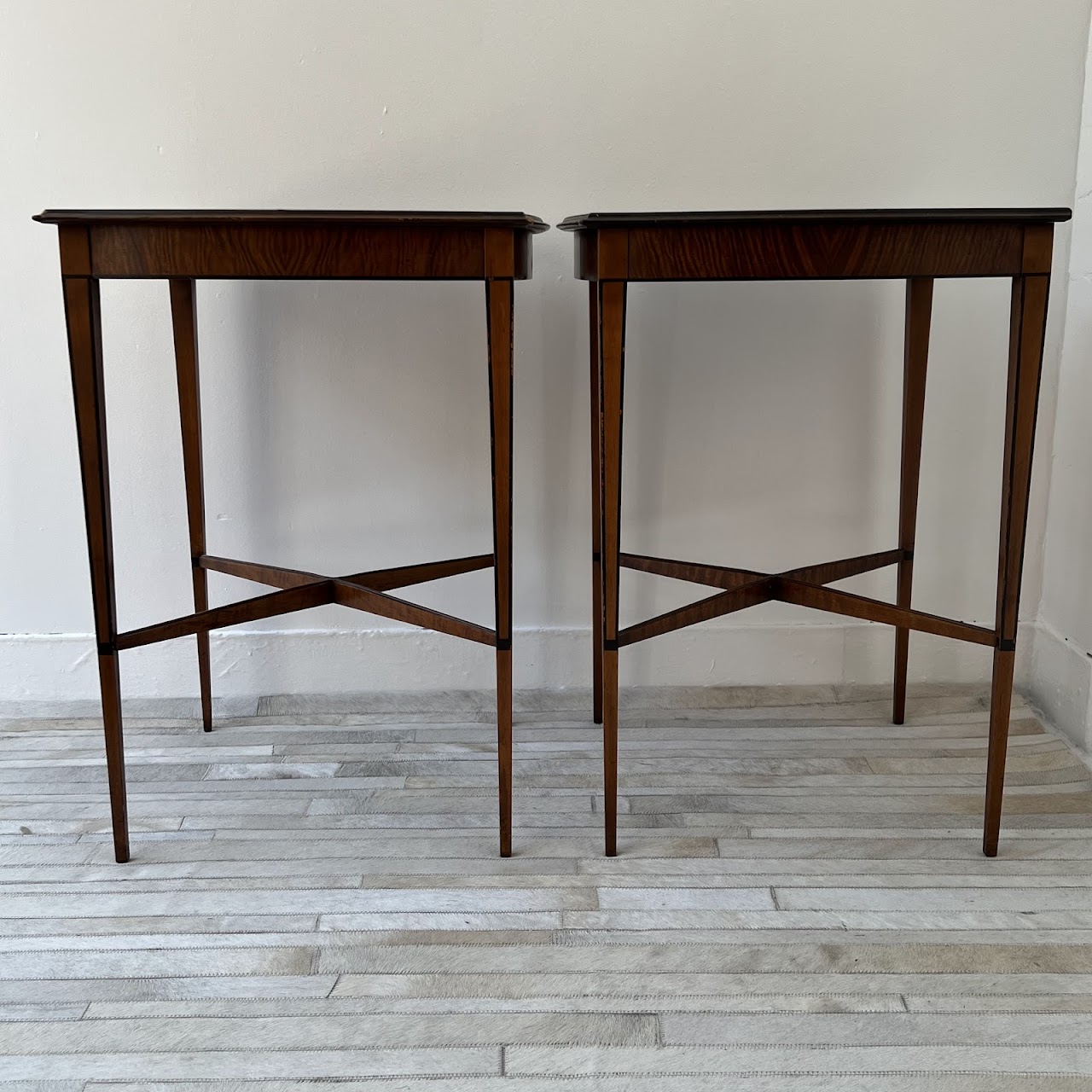 John Wanamaker Early 20th C. End Table Pair