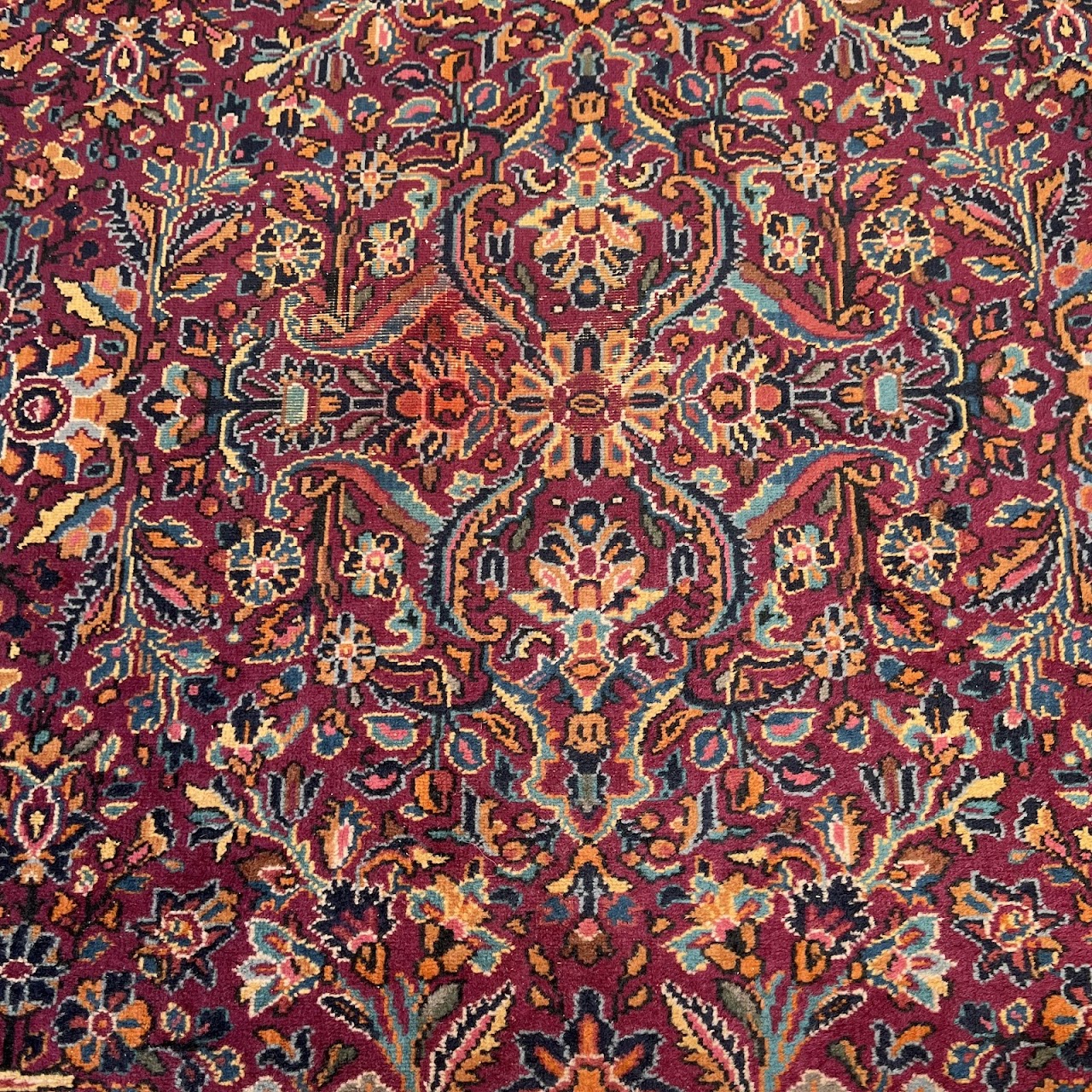 Wool Floral Vintage Area Rug