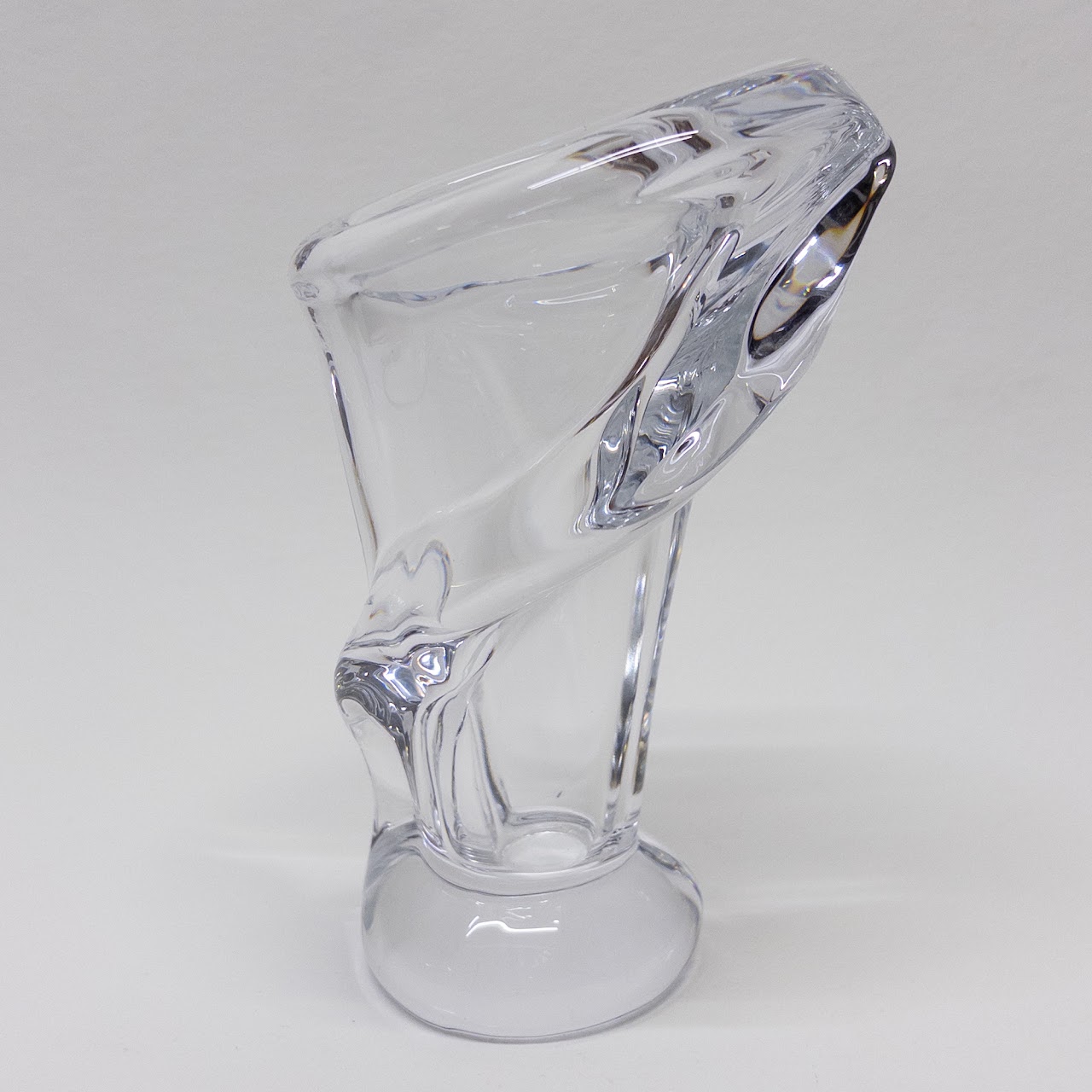 Vannes of France Calla Lily Crystal Vase