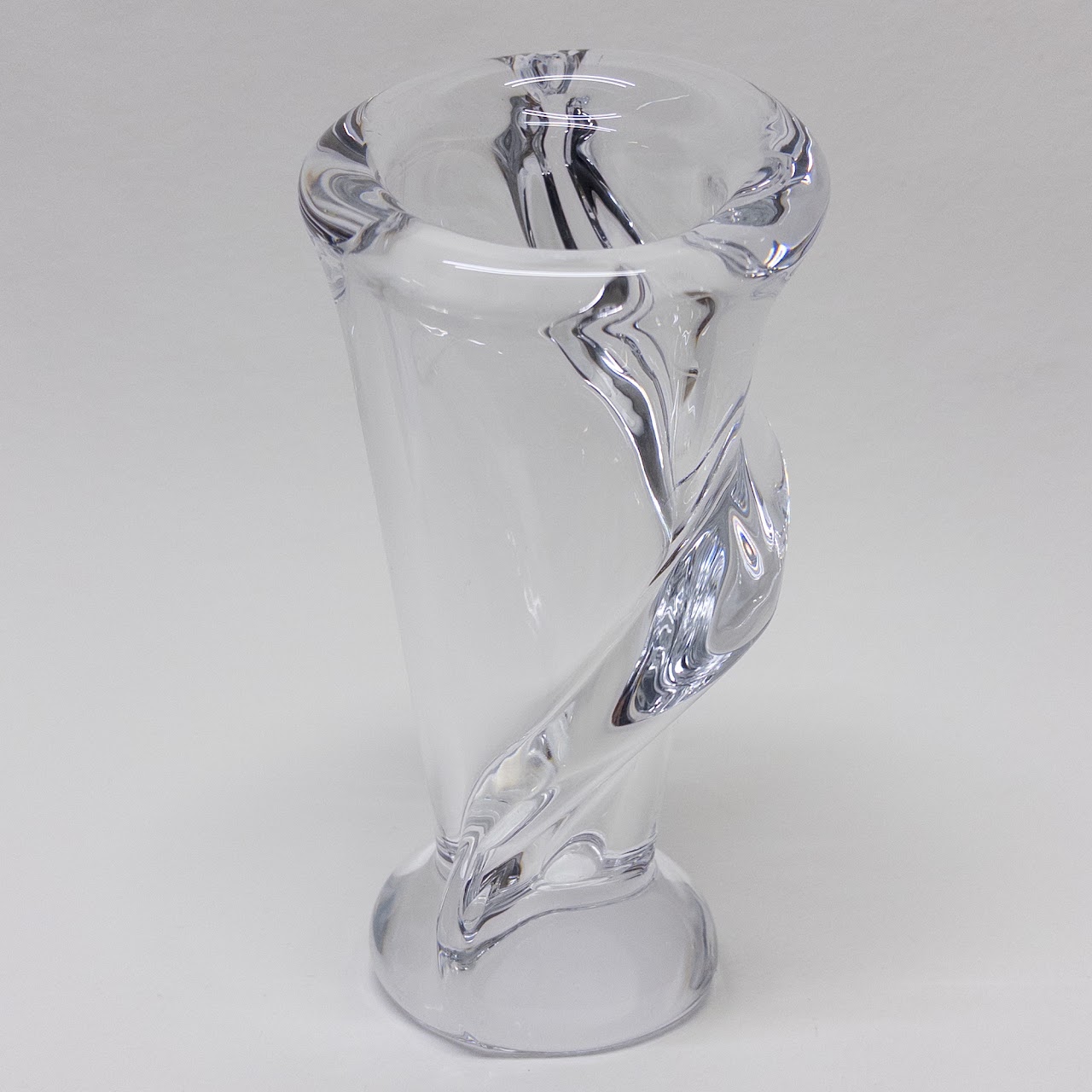 Vannes of France Calla Lily Crystal Vase