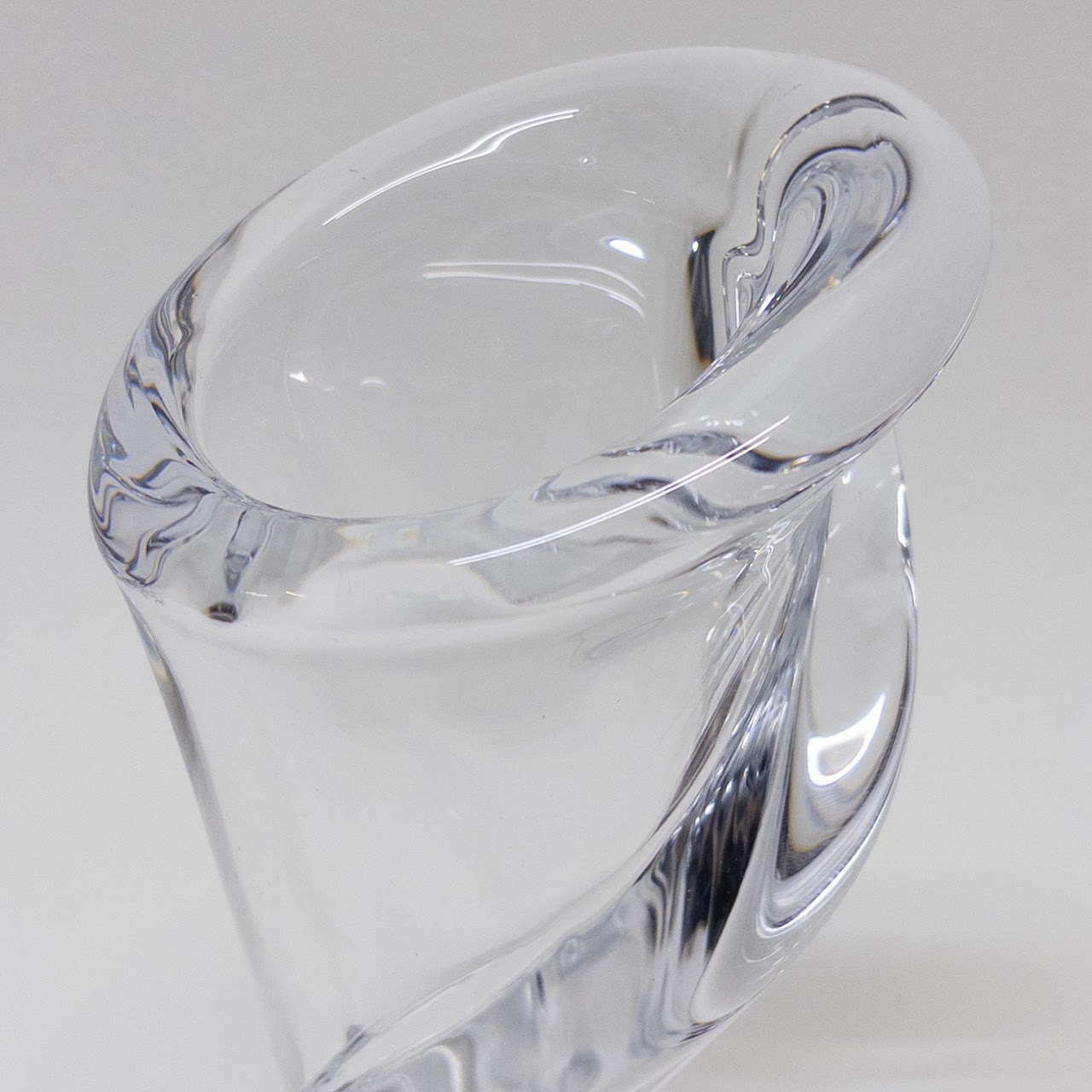 Vannes of France Calla Lily Crystal Vase