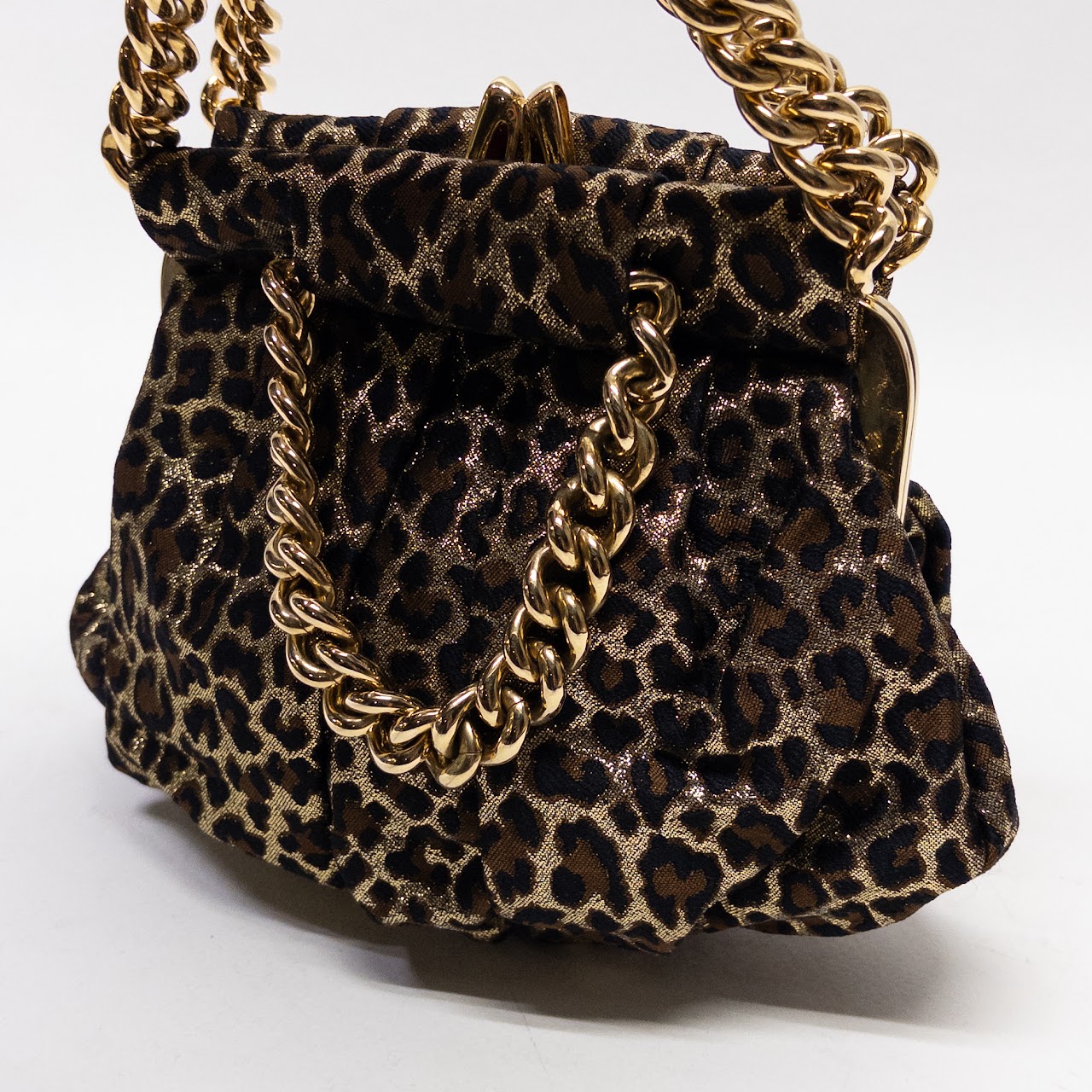 Christian Louboutin YoYo Leopard Print Clutch