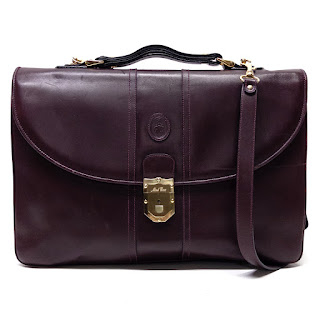 Mark Cross Leather Briefcase