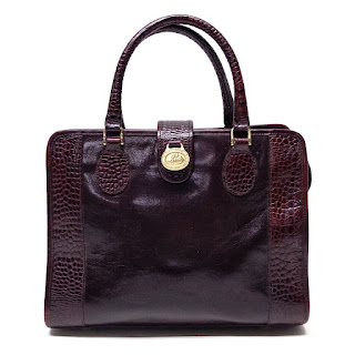 Brahmin Duxbury Crocodile Embossed Satchel