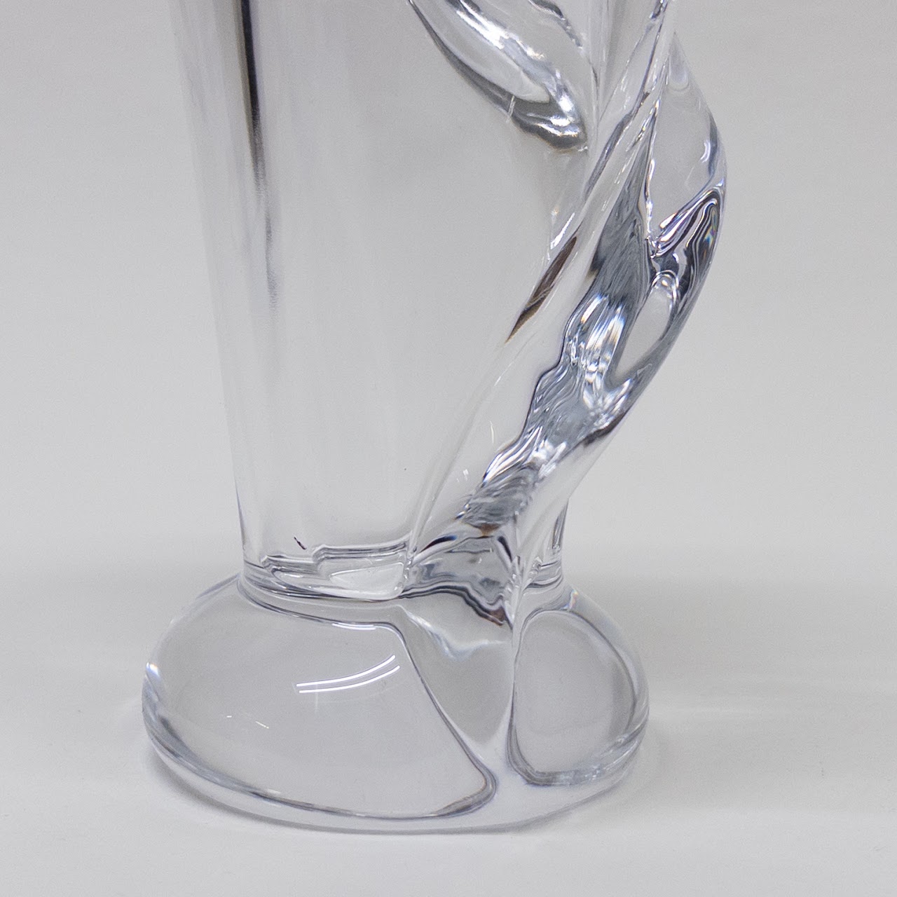 Vannes of France Calla Lily Crystal Vase