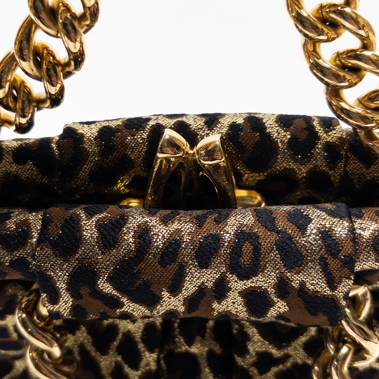 Christian Louboutin YoYo Leopard Print Clutch