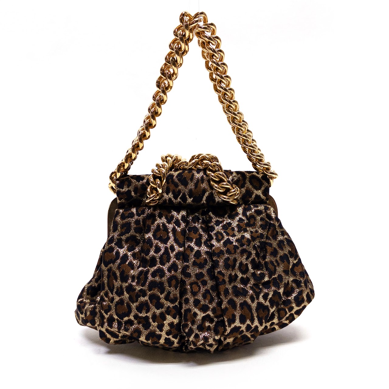 Christian Louboutin YoYo Leopard Print Clutch