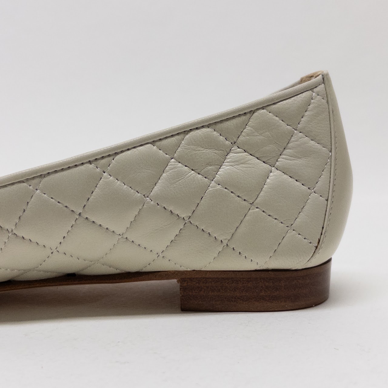 Manolo Blahnik New Giungla Quilted Ballet Flats