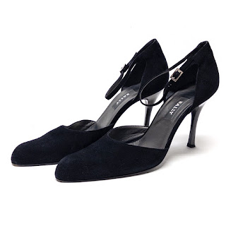 Bally Suede Ankle Strap Pumps