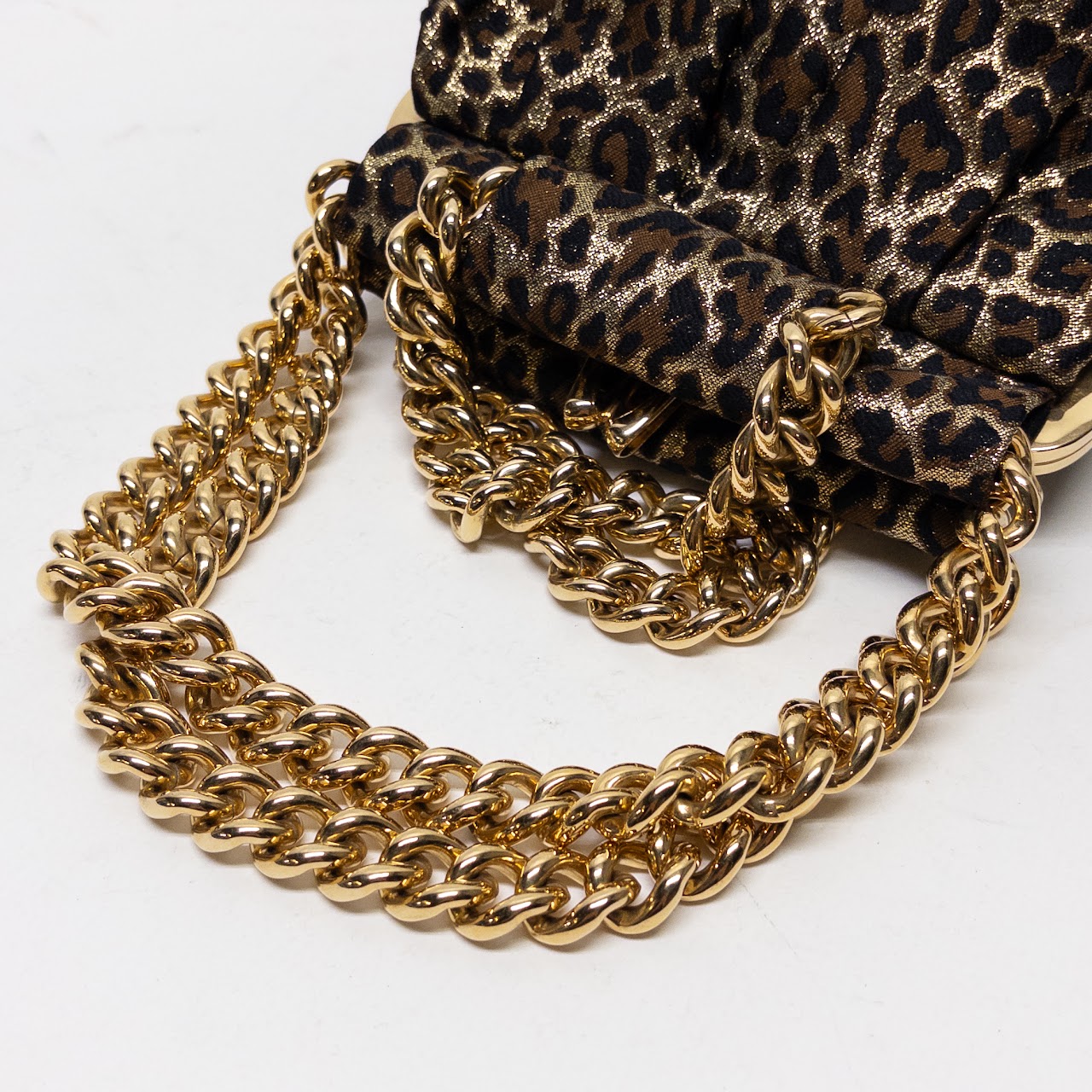 Christian Louboutin YoYo Leopard Print Clutch