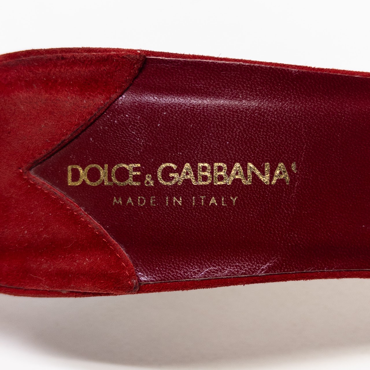 Dolce  & Gabbana Tartan Print Mules