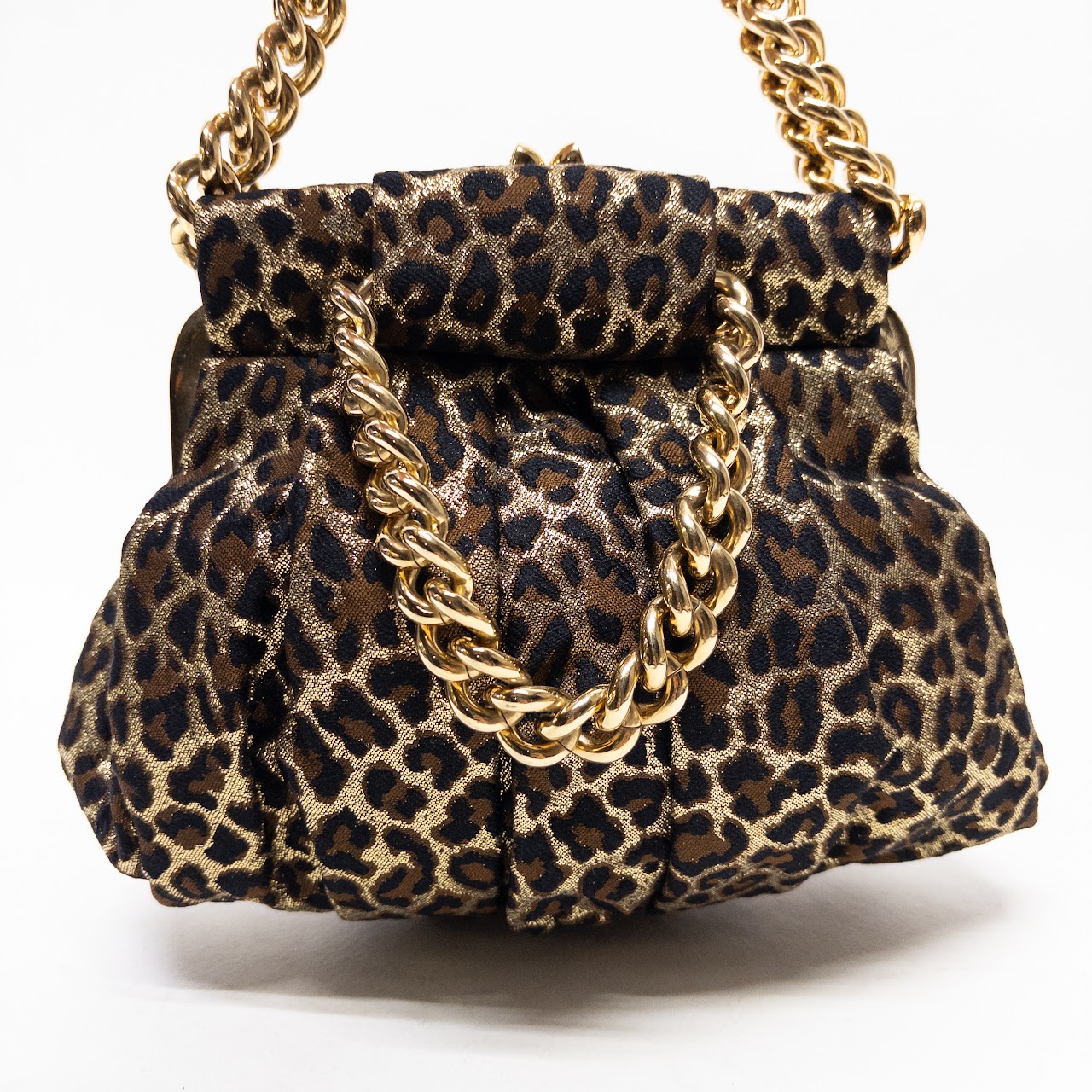 Christian Louboutin YoYo Leopard Print Clutch