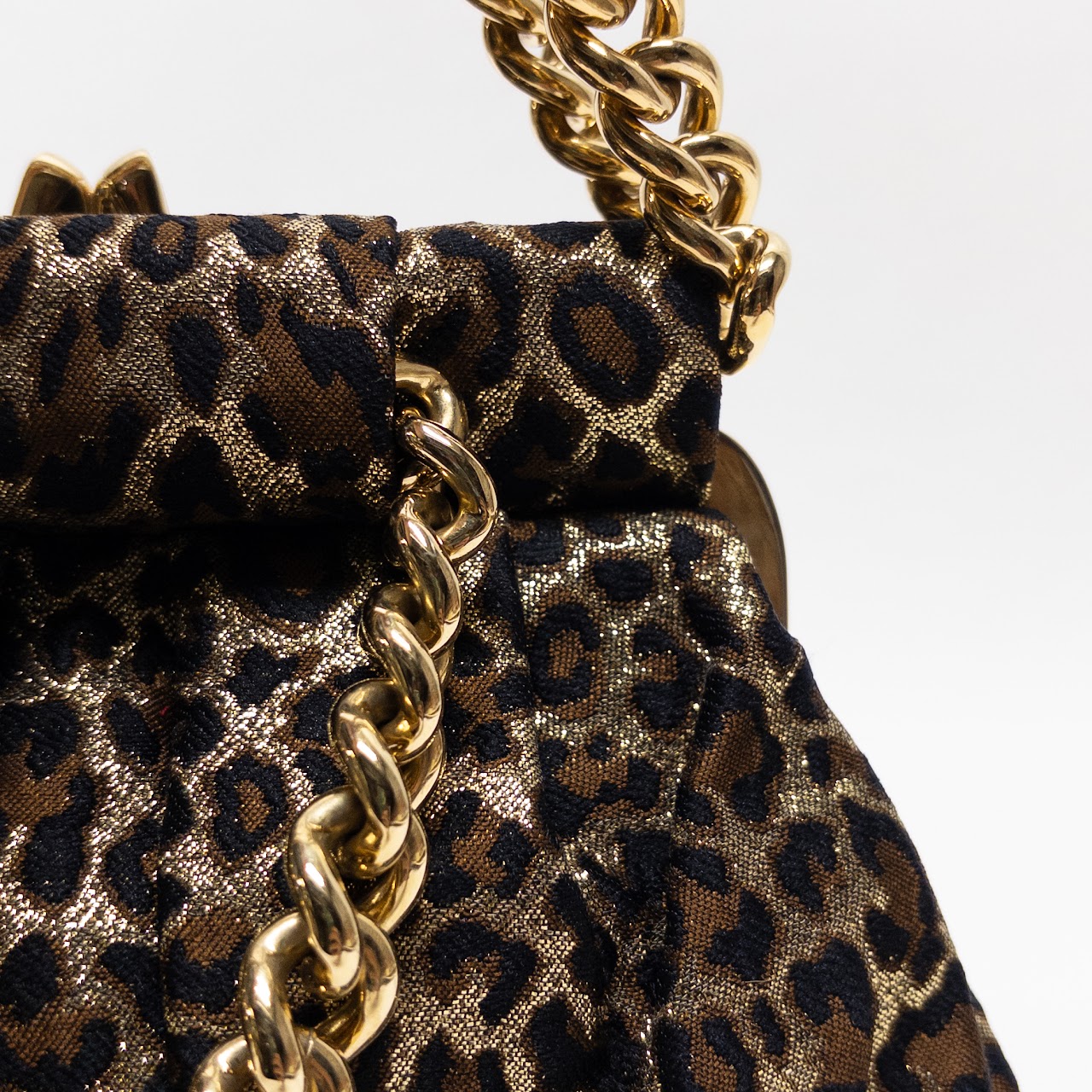 Christian Louboutin YoYo Leopard Print Clutch