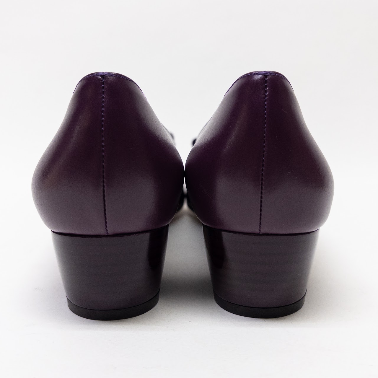 Salvatore Ferragamo New Vara Purple Low Pumps