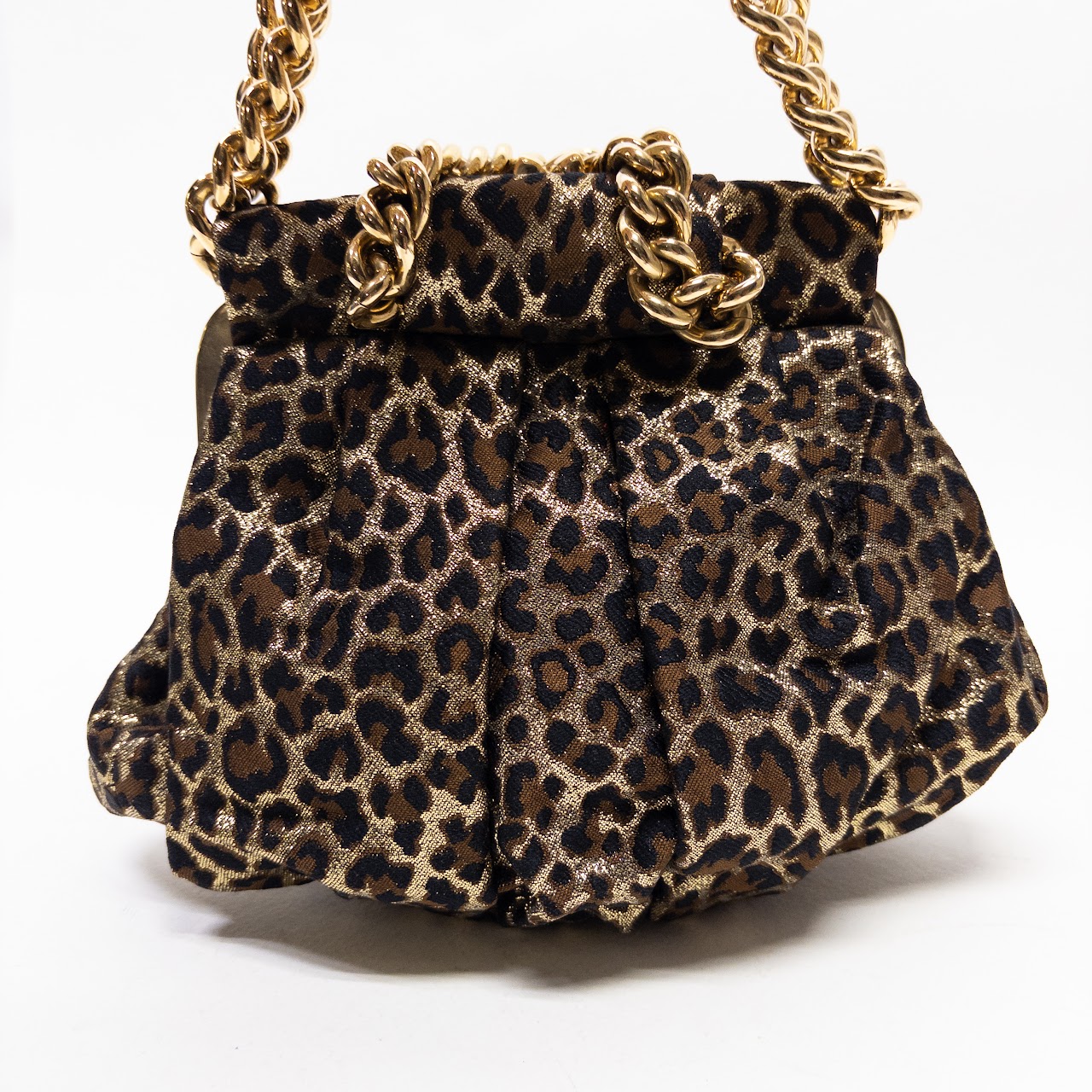 Christian Louboutin YoYo Leopard Print Clutch