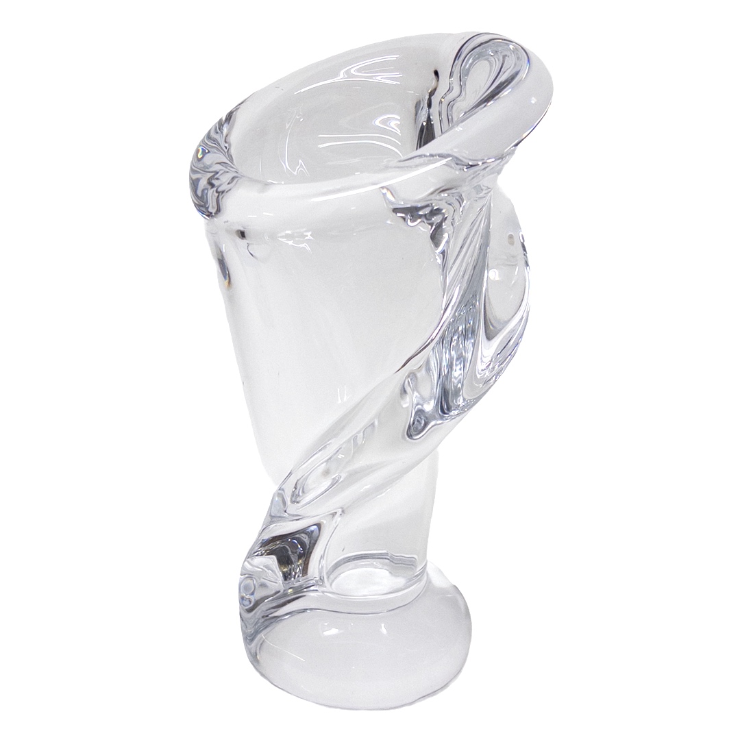 Vannes of France Calla Lily Crystal Vase