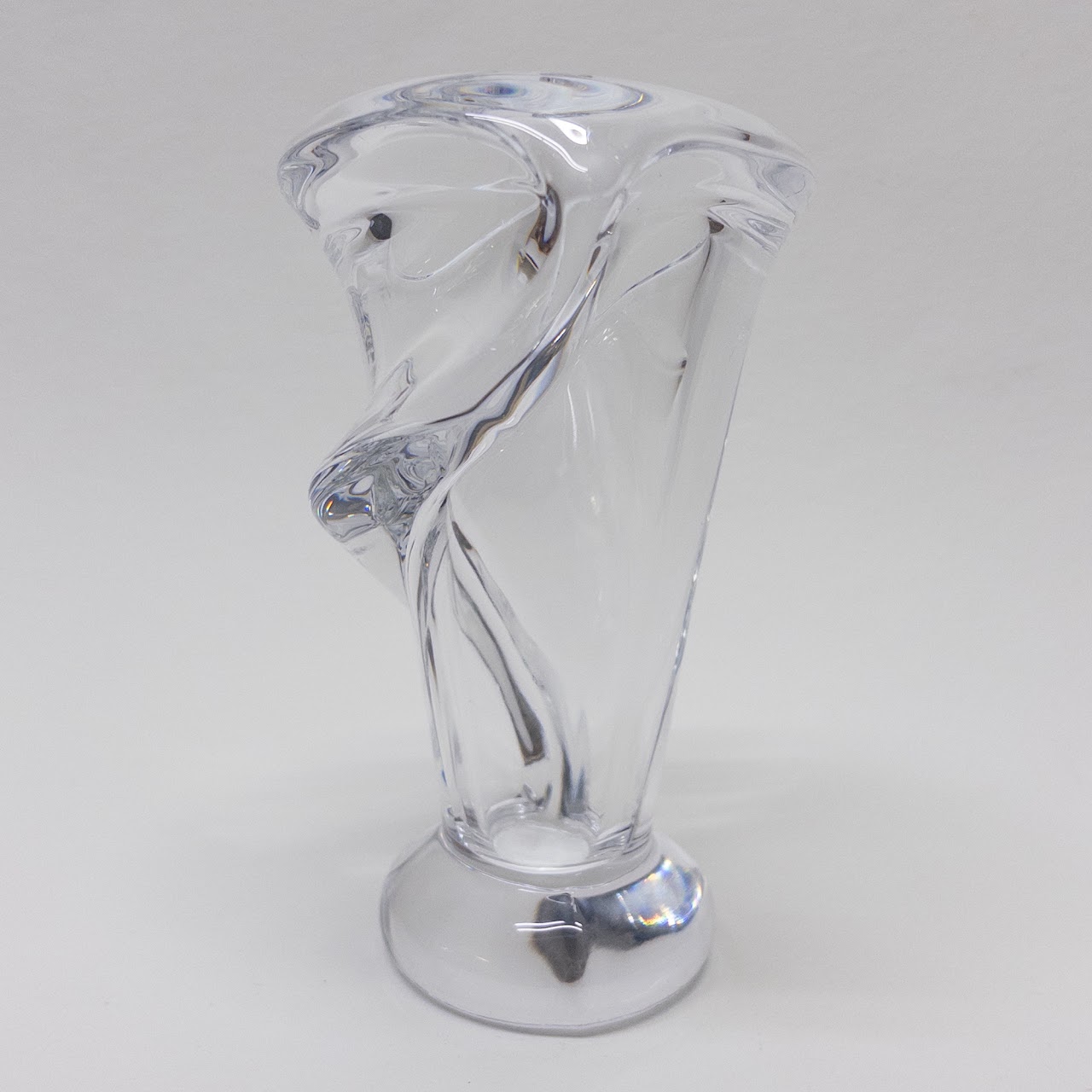 Vannes of France Calla Lily Crystal Vase