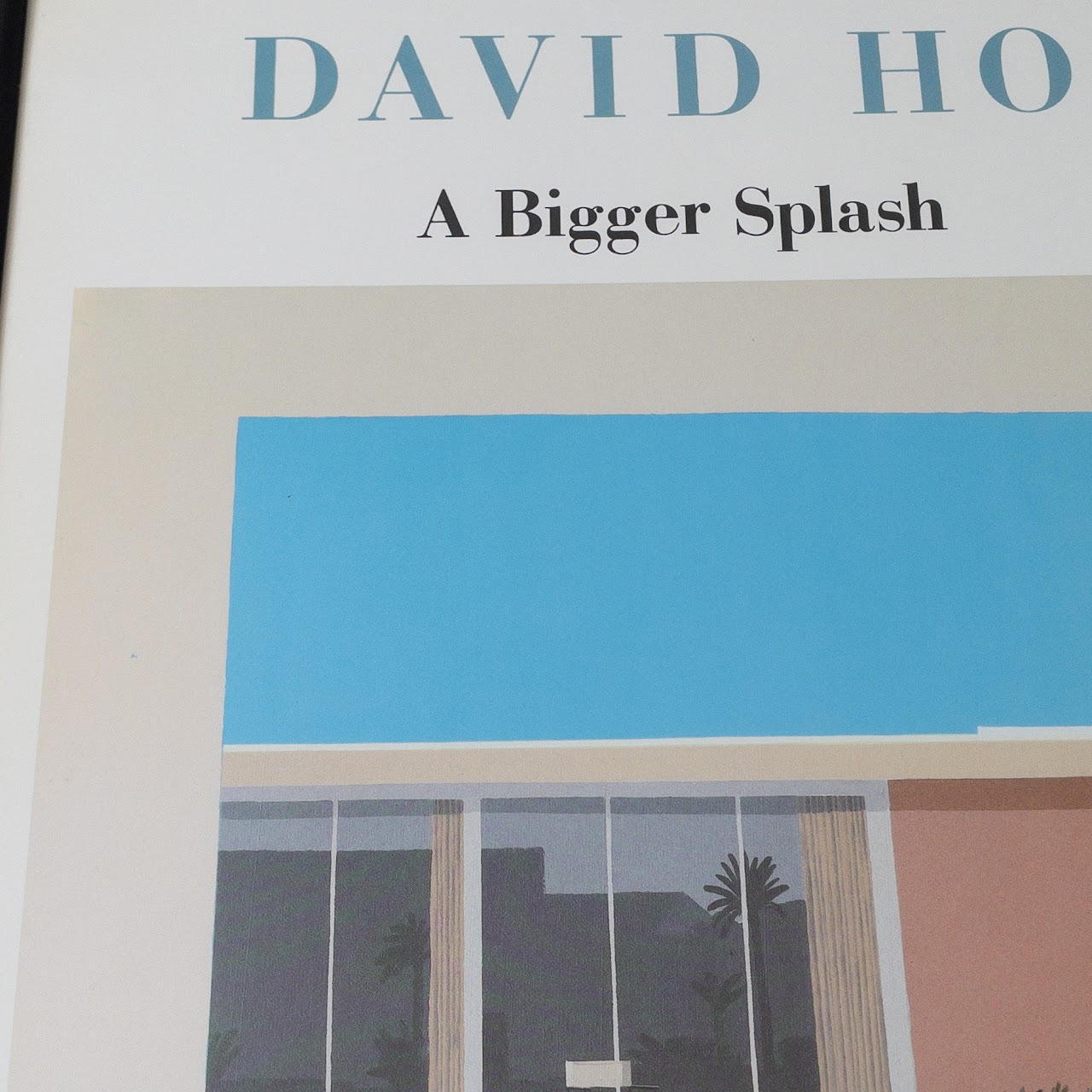 David Hockney 'A Bigger Splash' Tate Gallery Poster