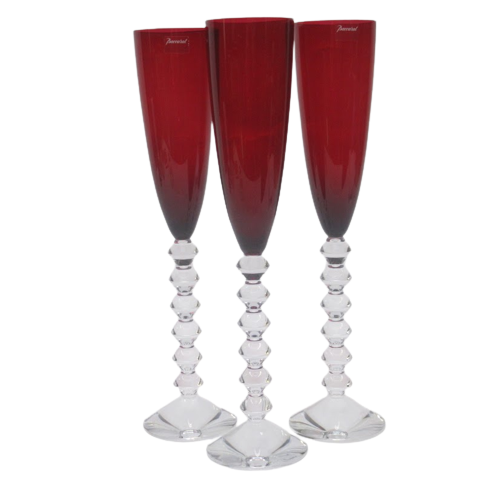 Baccarat Champagne Flute Trio