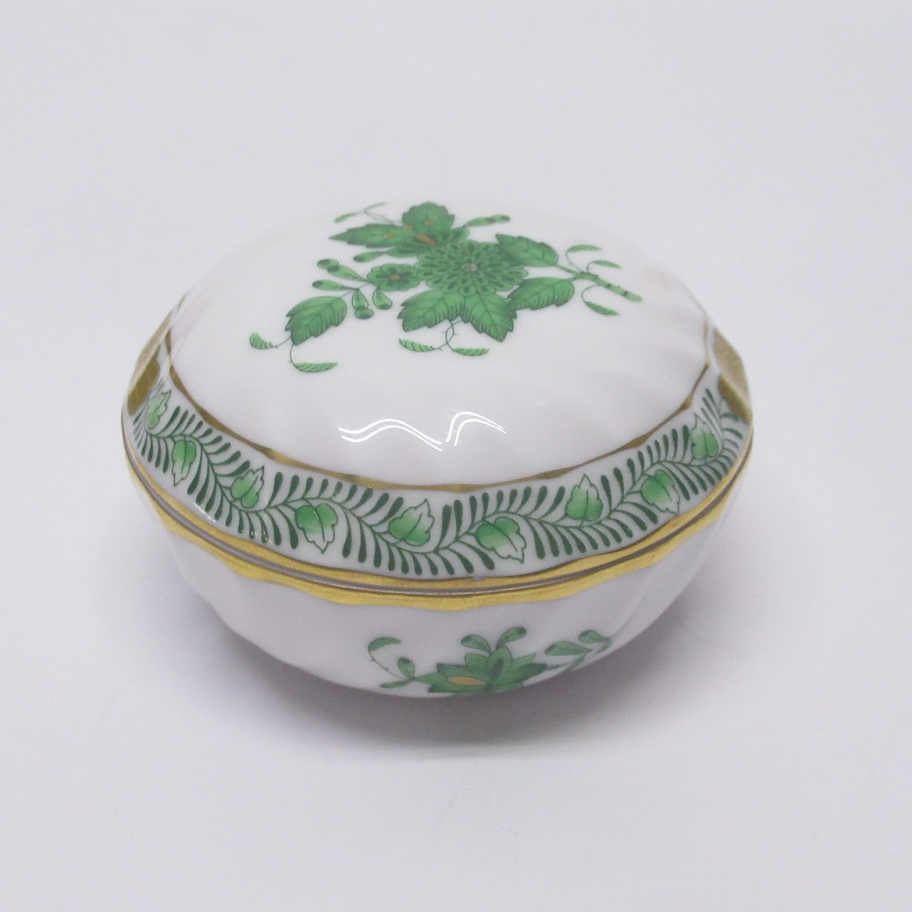 Herend Porcelain Floral Lidded Box