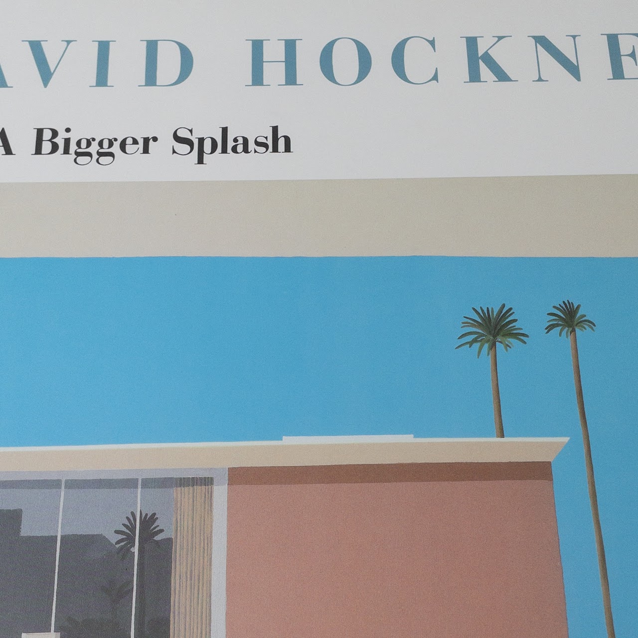 David Hockney 'A Bigger Splash' Tate Gallery Poster