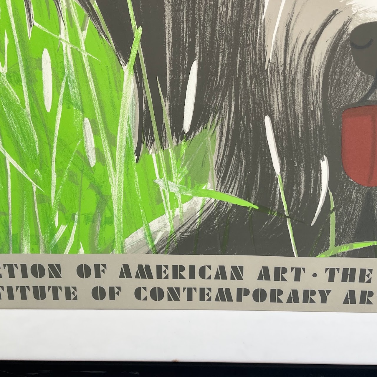 Alex Katz 'Dog at Duck Trap' 1976 Exhibition Lithograph