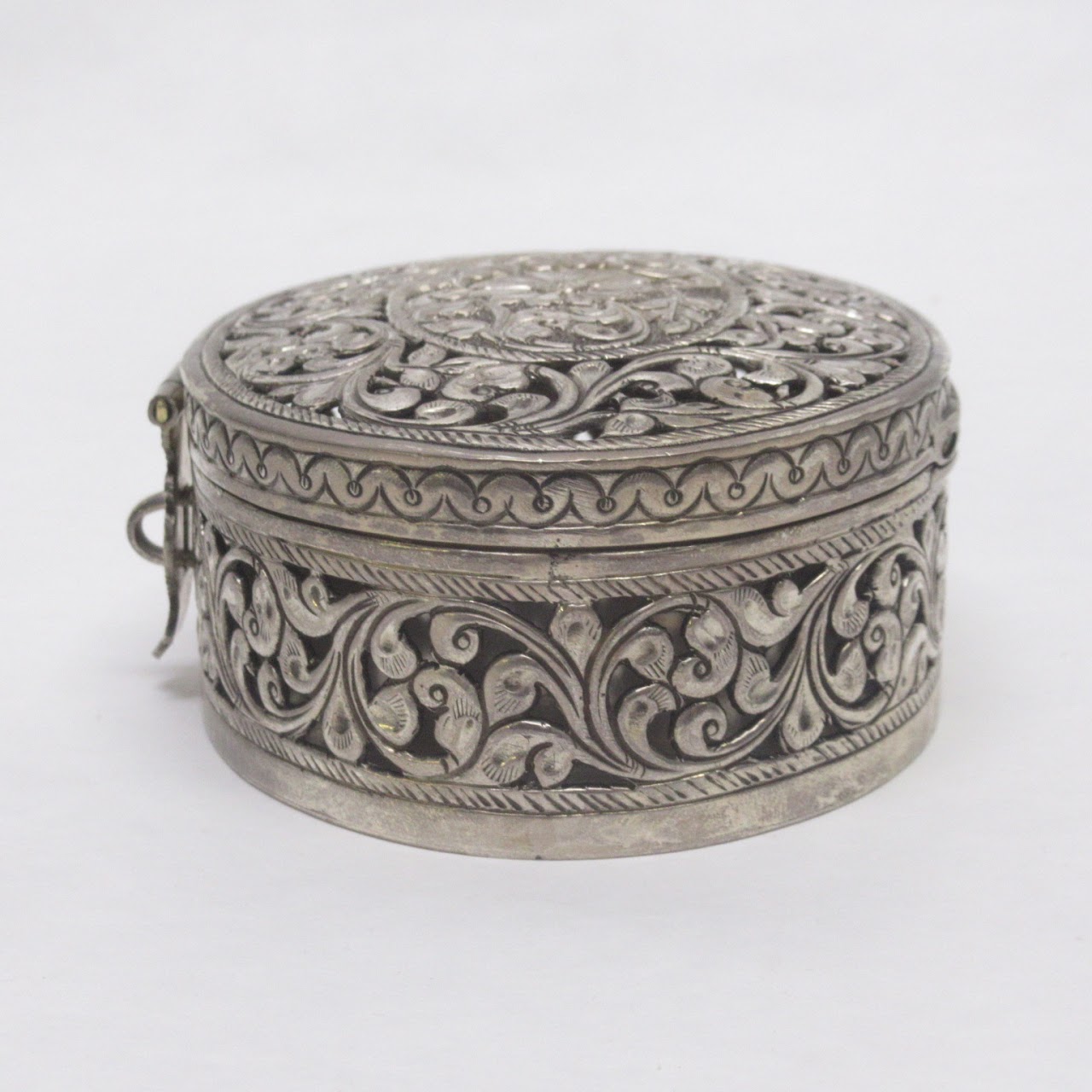 800 Silver Pierced Box