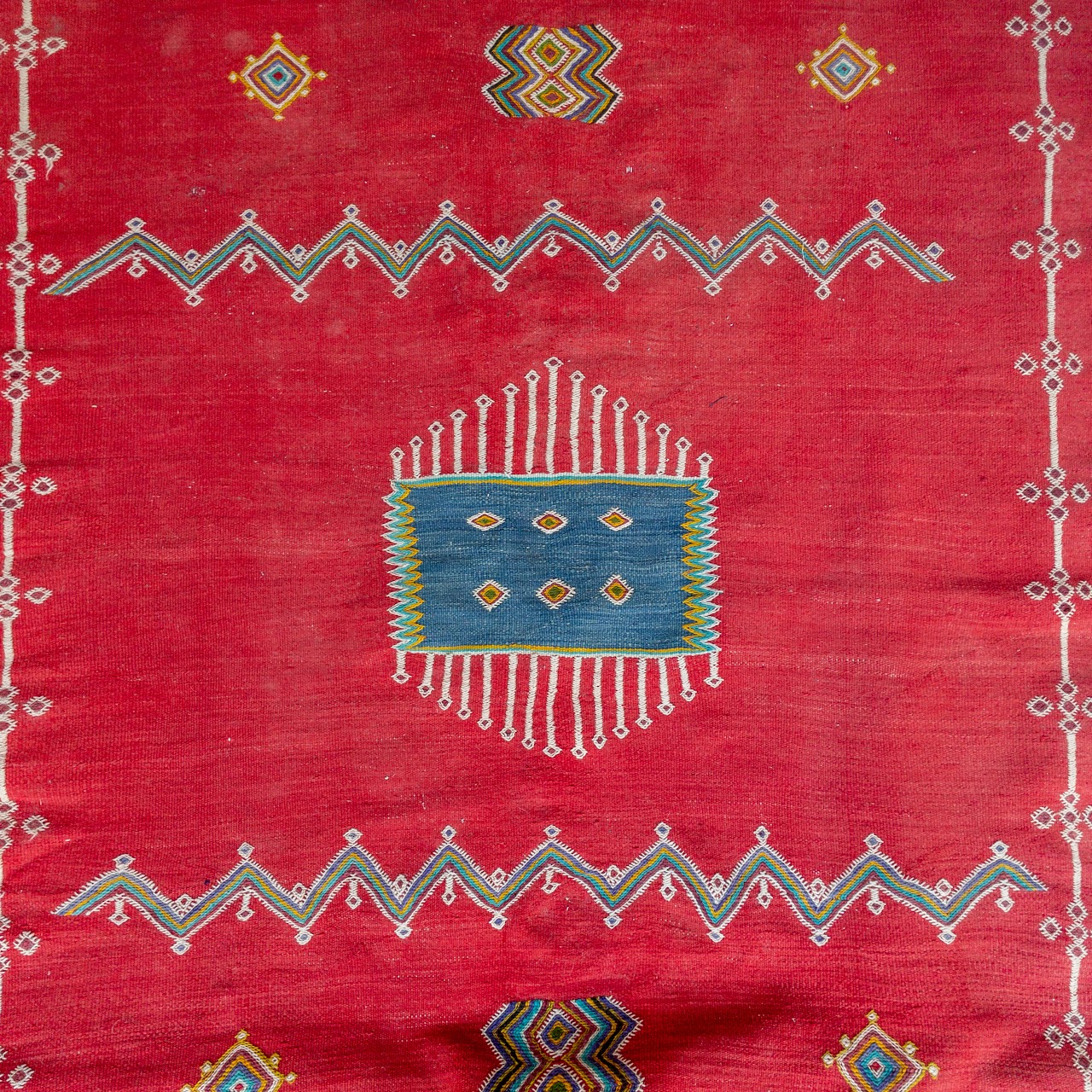 Wool Vintage Kilim Area Rug