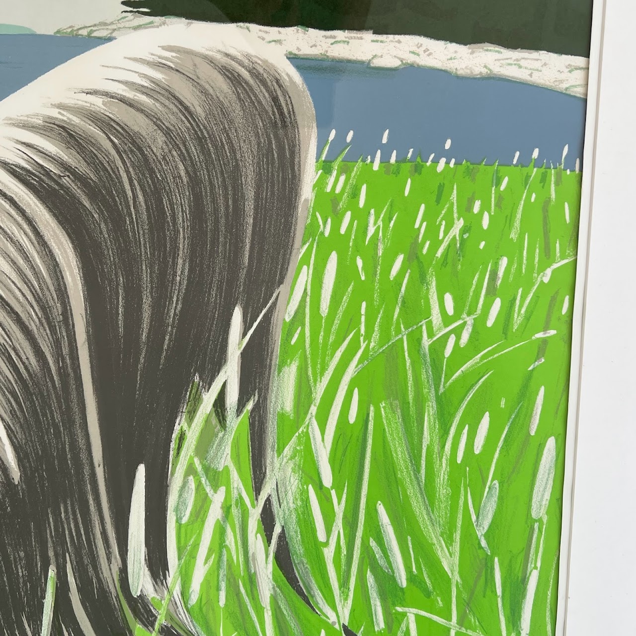 Alex Katz 'Dog at Duck Trap' 1976 Exhibition Lithograph