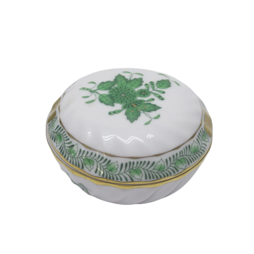 Herend Porcelain Floral Lidded Box