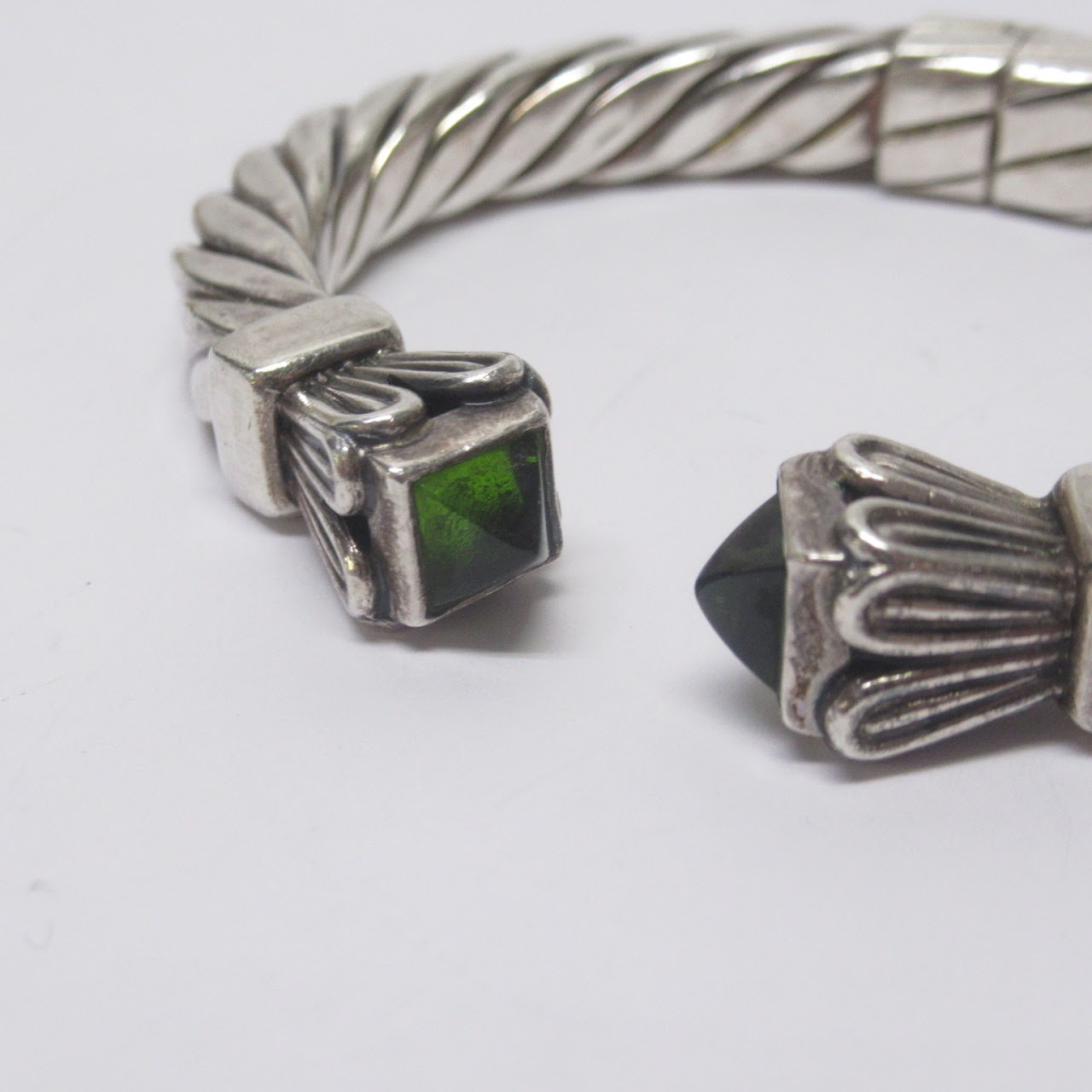 Sterling Silver Hinged Cuff Bracelet